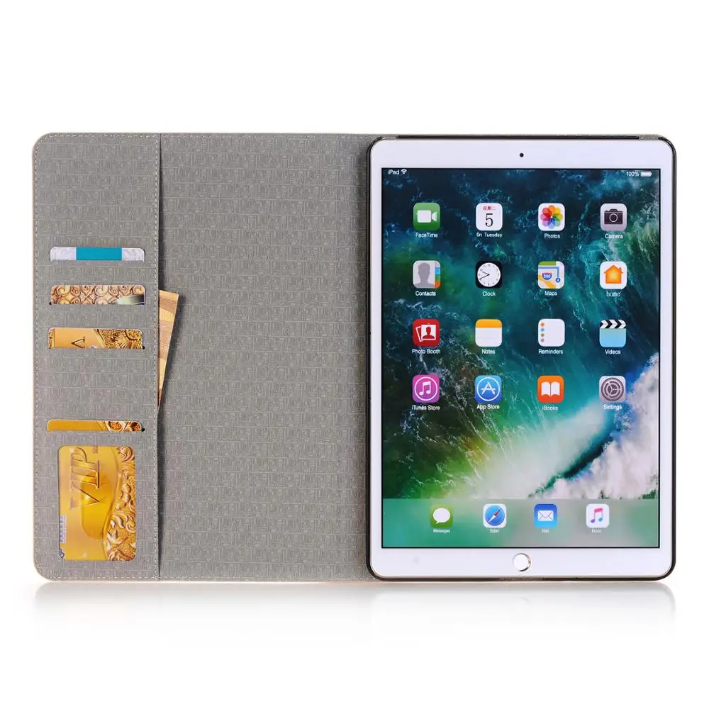 Новый чехол с мультяшным рисунком для Apple iPad Pro 11 2018 принтом карты откидная