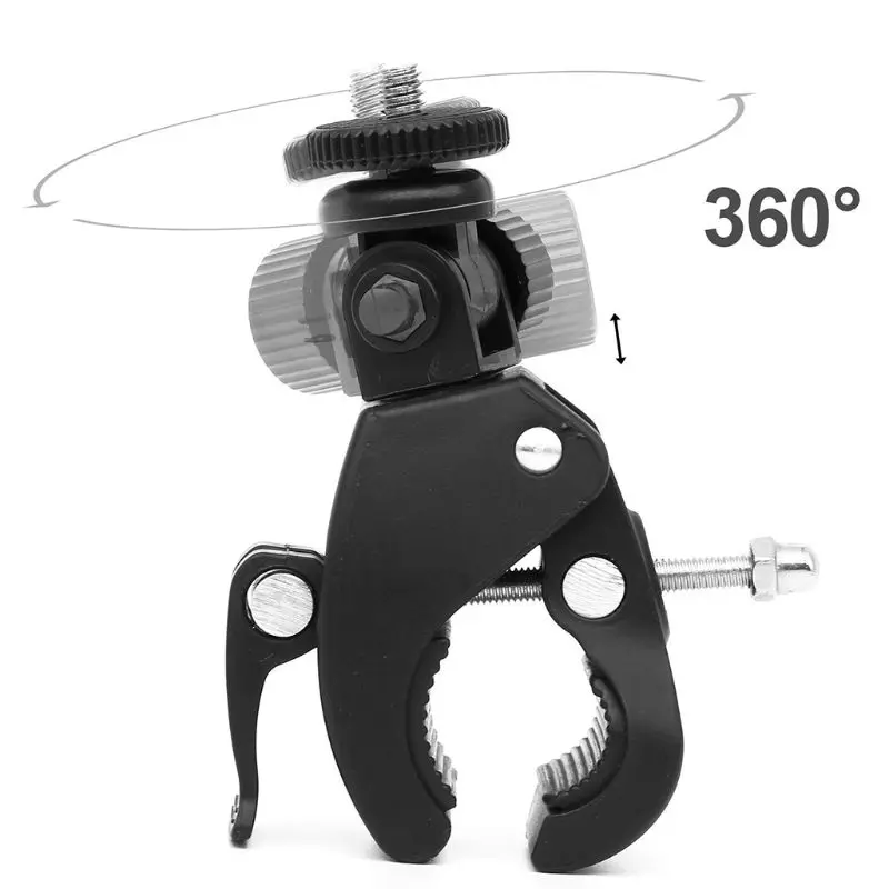 

Golf Bag Clip Motion Camera Bracket Sun Visor Driving Light Bar Car Fixed Clip Pliers Strong Clip 360 Rotating Driving Recorder