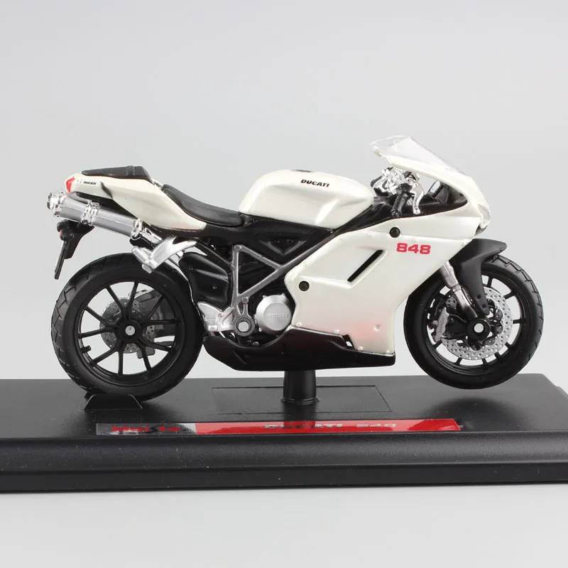 Весы Maisto 1/18 1:18 Ducati 848 для мотоциклов литых под давлением моделей подарок на день