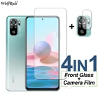 Защитное стекло для Xiaomi Redmi Note 10 10S 9 9S 8T 8 10 Pro, защита экрана, закаленное стекло, пленка на объектив телефона для Redmi Note 10