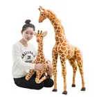120 см Огромный реальной жизни Жираф Декор плюшевые игрушки милая мягкая игрушка в виде животного, мягкая кукла 