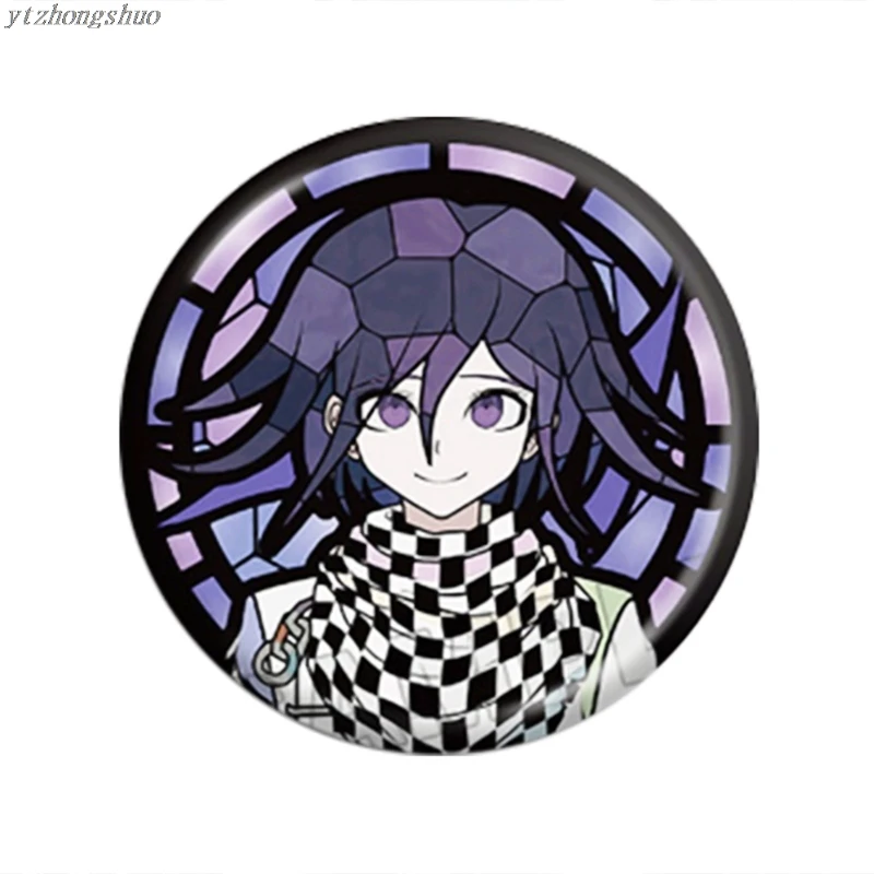Значки Danganronpa Happy monokuma Naegi Makoto Kirigiri Kyouko 1 шт. 58 мм | Украшения и аксессуары