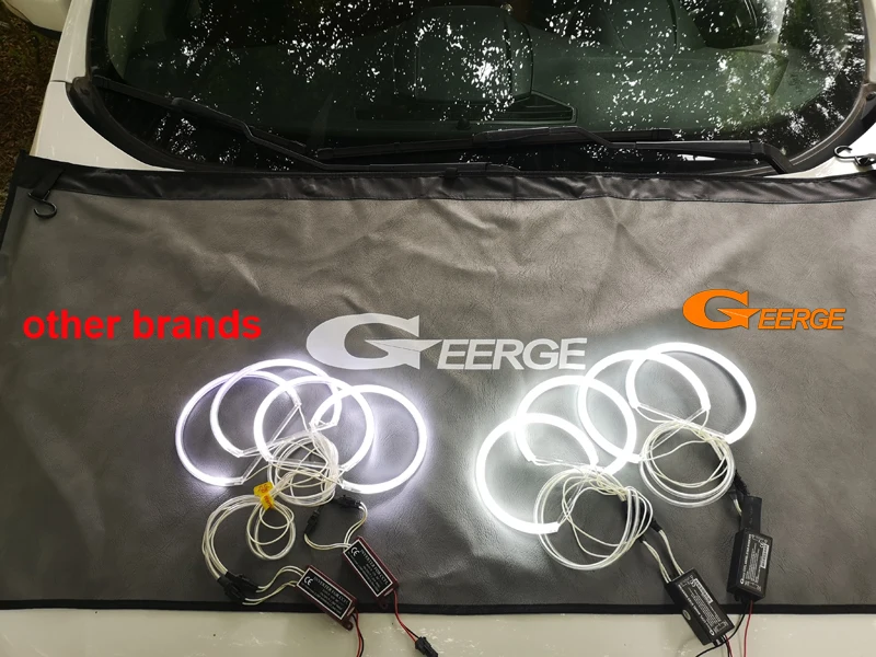 Отличный ультра яркий CCFL ангельские глазки набор колец автомобильные аксессуары