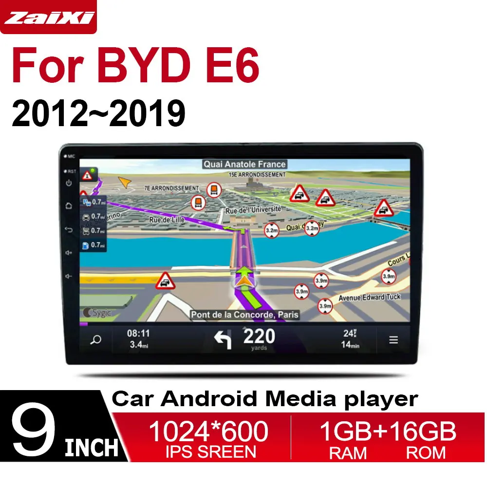 

Car Multimedia Player GPS Navigation System For BYD E6 2012~2019 Accessories Radio Stereo Video Autoradio Head Unit Display 2din