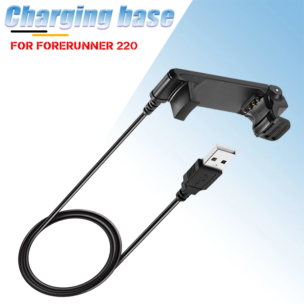 

For Garmin Forerunner 220 USB Safety Fast Charging Clip Adapter Cable For Garmin Forerunner220 Charger Smart Watch Accessories