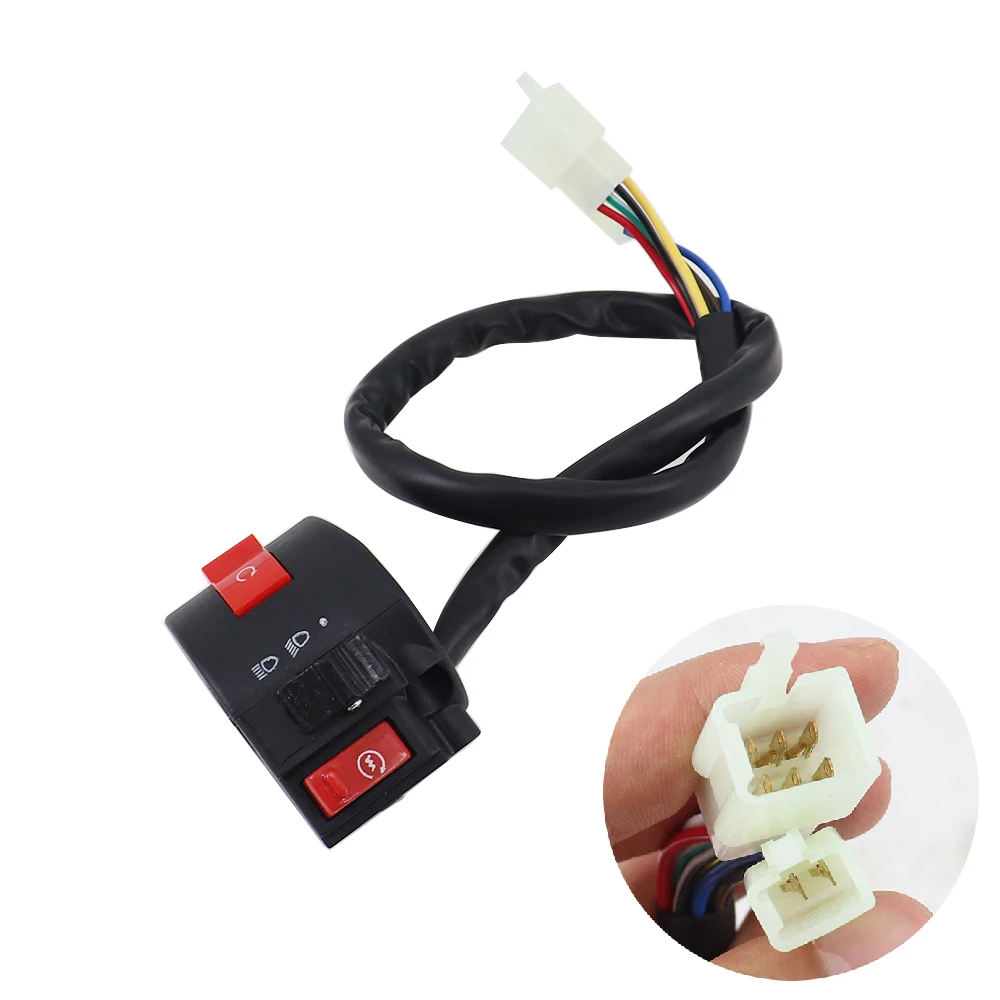 

3 Functions Left Handle Control Switch Assy For 50 70 90 110 125 cc ATV Quad Kazuma Taotao Sunl Go Kart Dirt Pit Bike