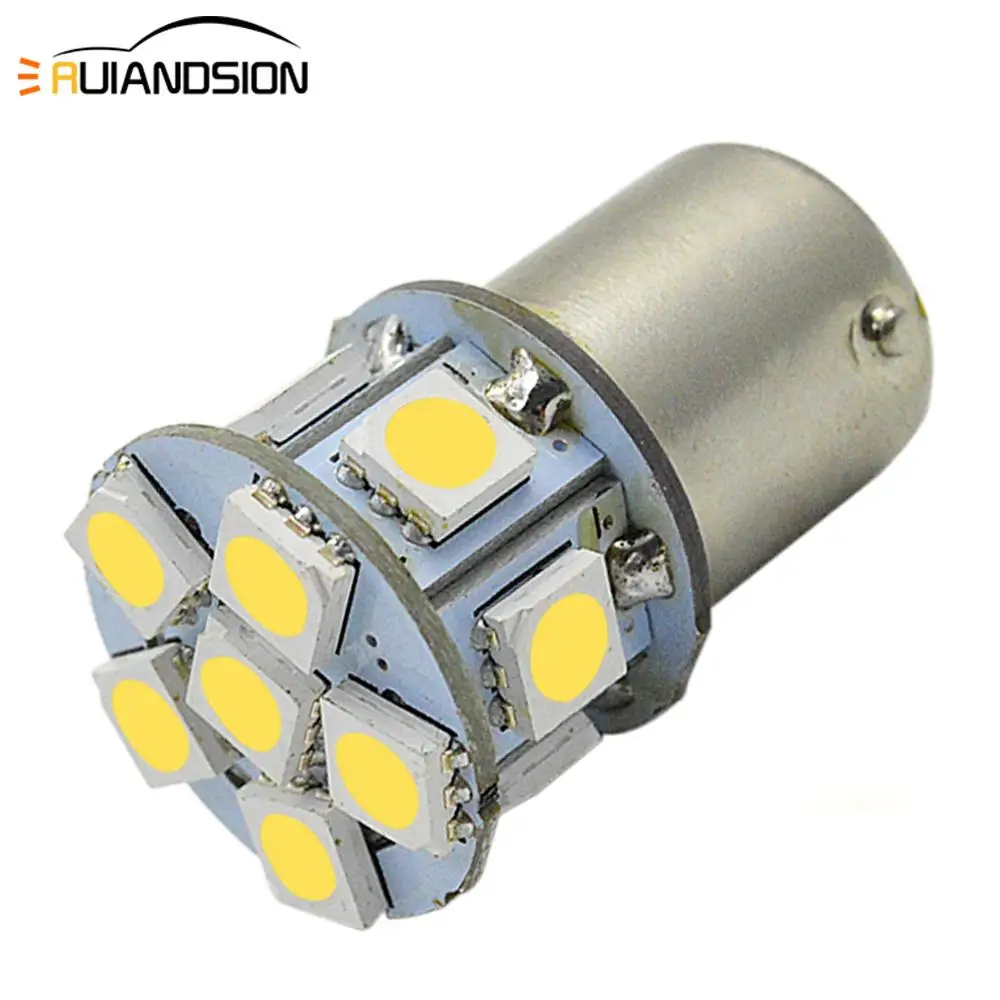 1 шт. 6 в/12 V/24 V 4300 К 5050 светодиодный двойной контакт BA15D 1142 мотоцикла Лодка Караван автомобильный обратный резервный задний стоп-сигнал светильник лампочка