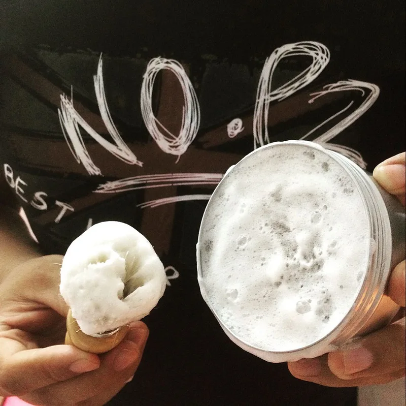 Чистая травяная медовая пена для бритья ручной мужской крем [song wan Brush with] 170 г|Крем