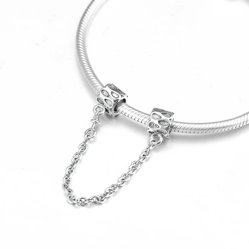 Модный креативный подарок из стерлингового серебра 925 пробы безопасная цепочка