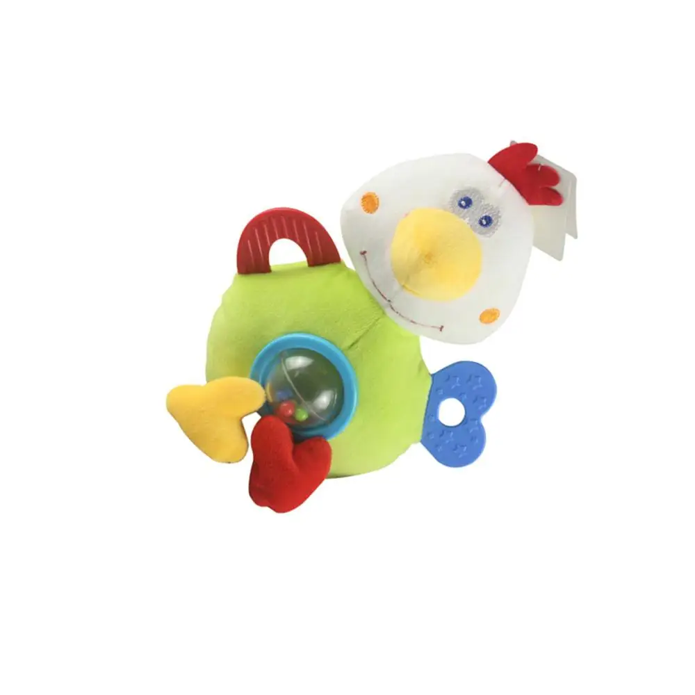 

Baby Rattles Toys Rooster Doll Stroller Hanging Soft Toy Cute New Animal Doll Baby Crib Bed Hanging Bells Plush Toys