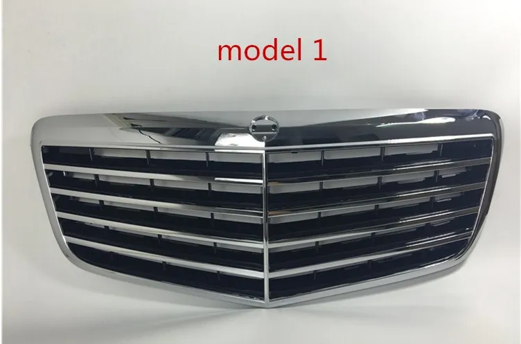 EOsuns Решетка переднего бампера для Mercedes-Benz E class W211 E200 E220 E240 E260 E280 E300 E320 2006-2008 - Color: model 1