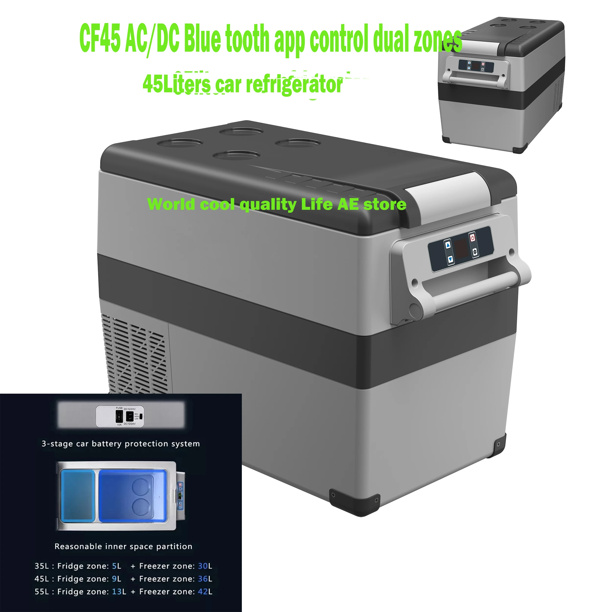 Компрессор для кемпинга и пикника на открытом воздухе 45 л 12 в пост. Тока 24