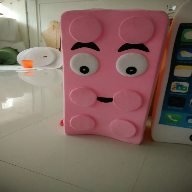 Костюм талисмана Lego Blocks вечерние костюмы для костюмированной вечеринки одежда