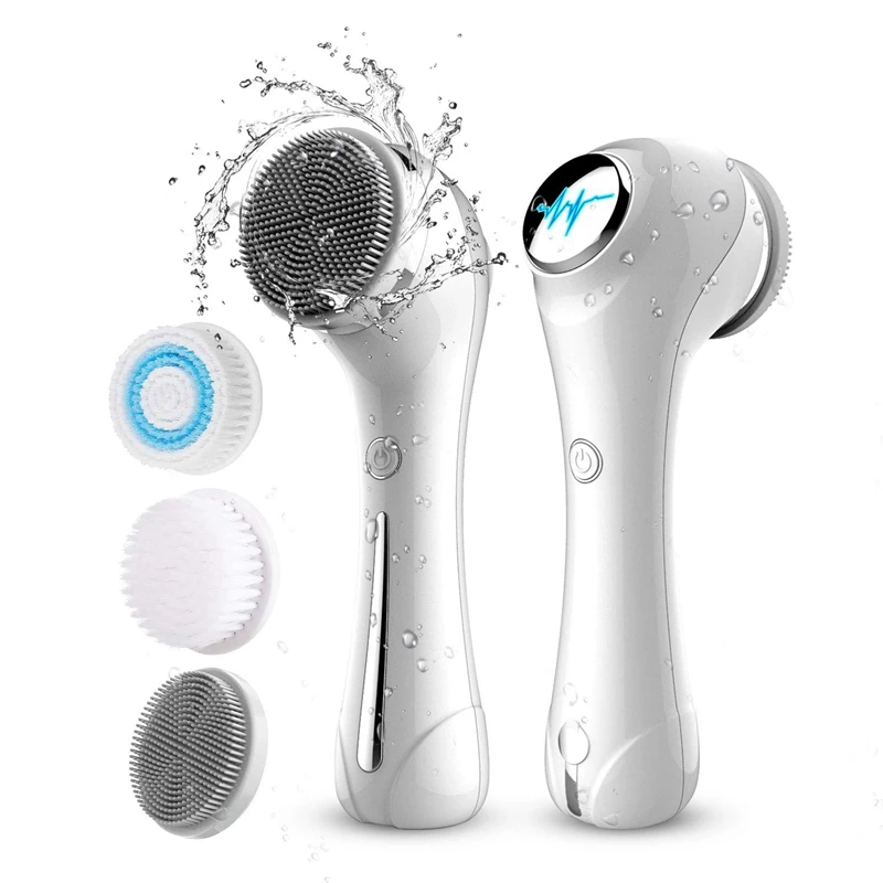 

3 in 1 Face Cleansing Brush Silicone Facial Brush Pore Cleaner Face Massage Skin Care Waterproof Facial Brush