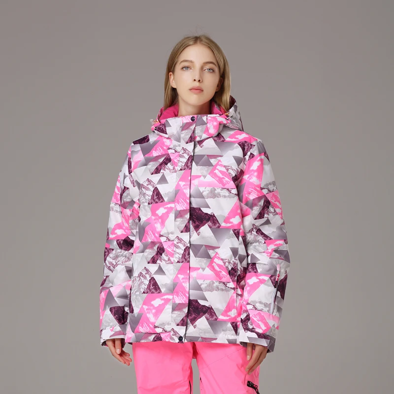 Акция! Женская лыжная куртка холодная зимняя уличная для сноуборда