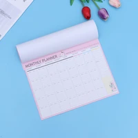 20 sheets monthly planner calendar schedule organizer agenda schedule organizer notebook pink green mixed