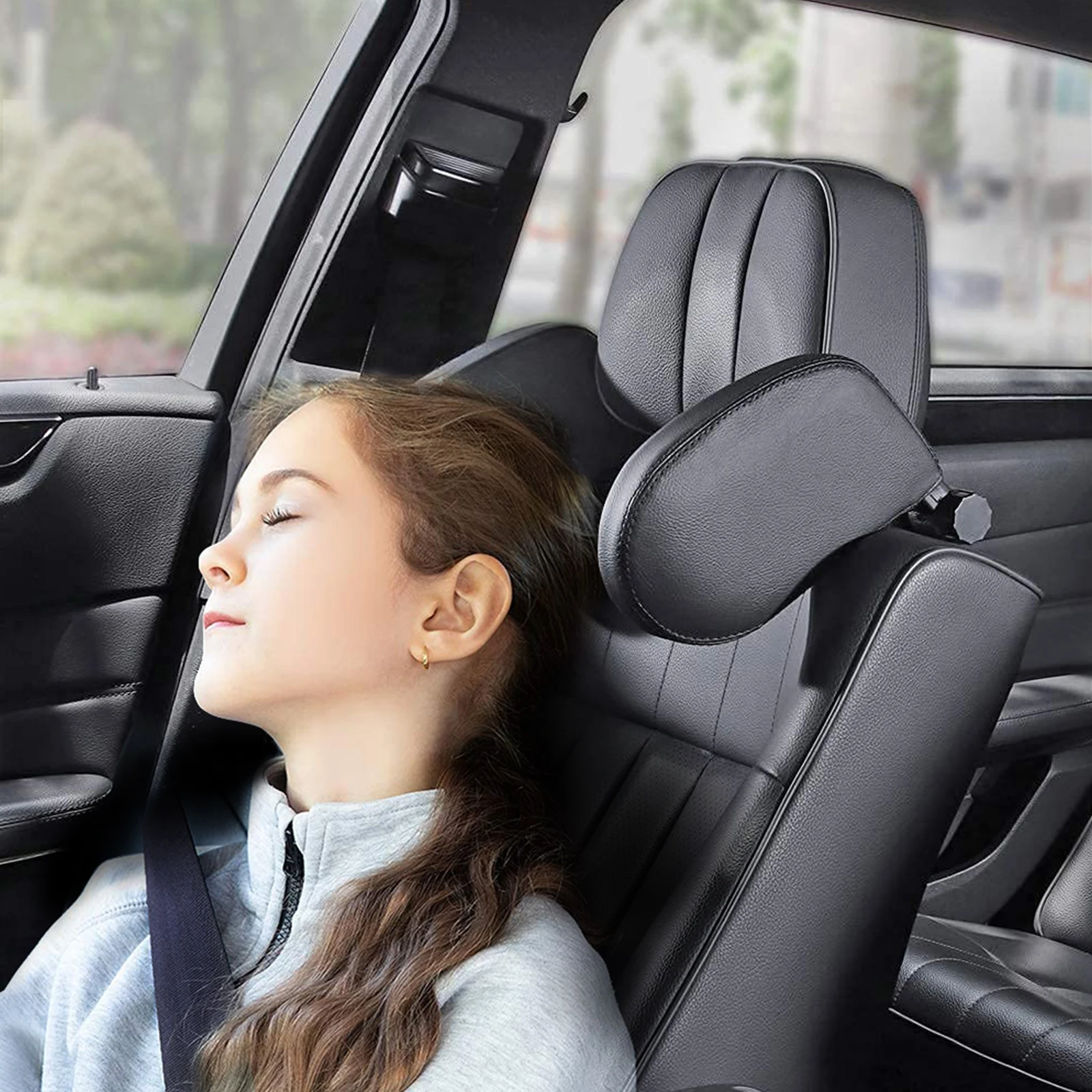 

Car Seat Headrest Pillow Travel Rest sleeping headrest Support Solution car accessories interior u shaped pillow car For Kids