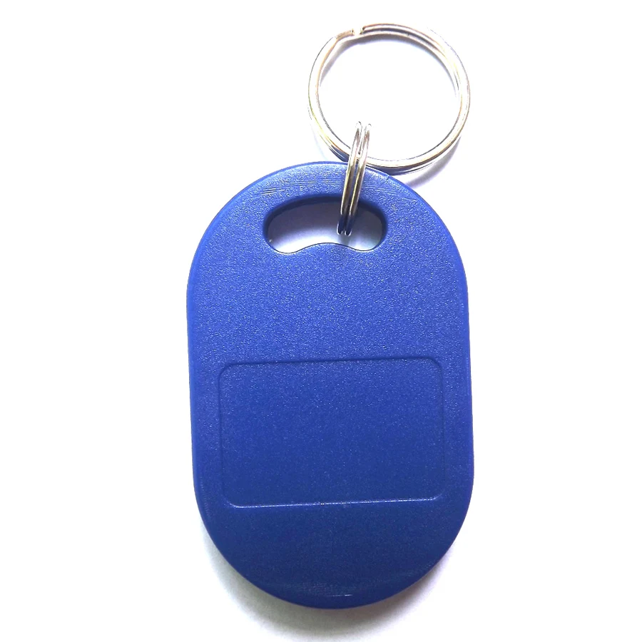 50 шт. RFID Брелоки для ключей 13,56 МГц близость ABS ключ IC теги маркер кольцо NFC S50 1K чип синий желтый и зеленый цвета от AliExpress WW