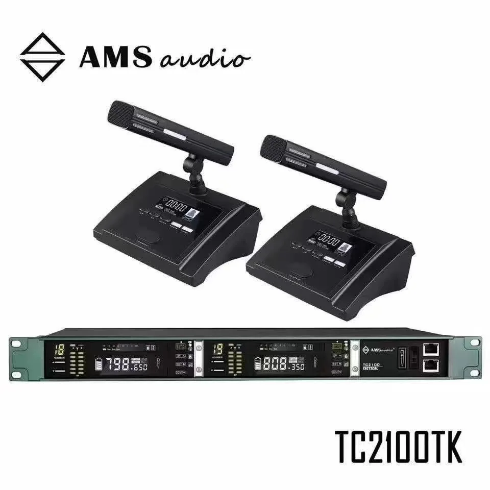 

AMS audio2100TK20 true diversity wireless microphone is suitable for wedding performance activities and stage performance AMS a