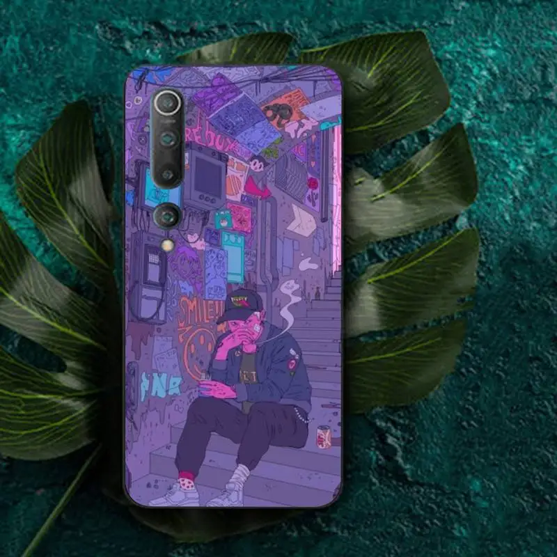 TOPLBPCS эстетичный мультяшный чехол для телефона с инопланетянином космосом Redmi Note 8