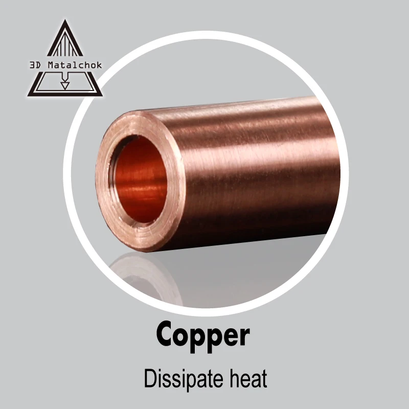 3D матовые биметаллические полностью металлические насадки NF TDrazy Kraken с тепловым