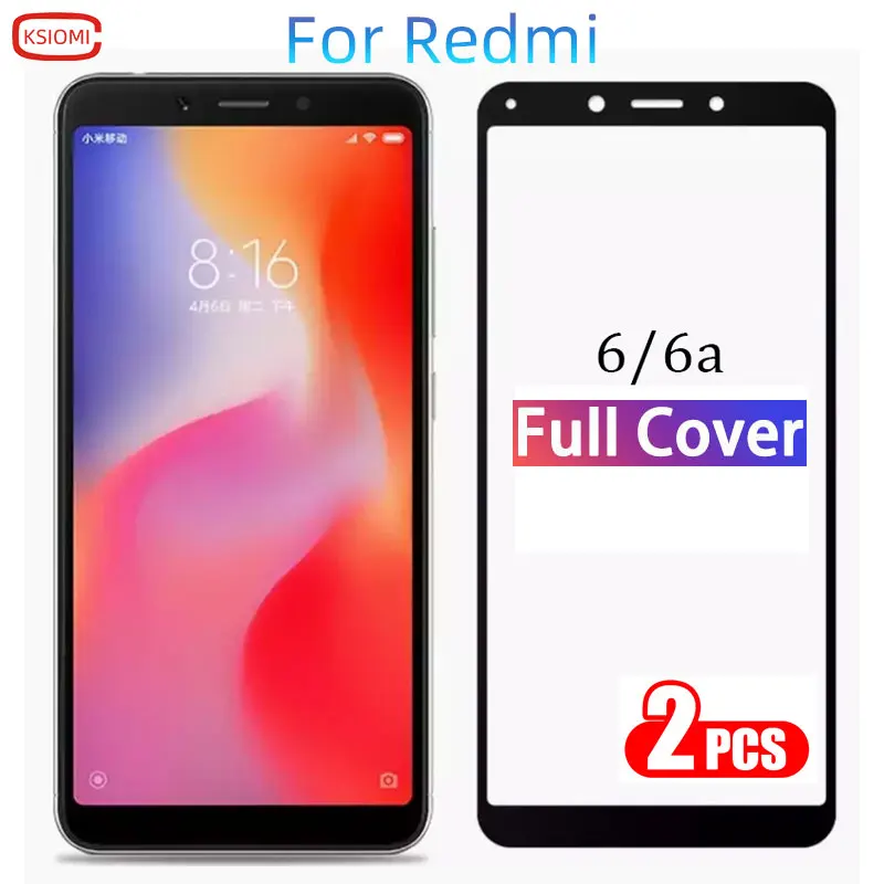 Закаленное стекло на Redmi 6a защита экрана Защитное для Xiaomi Readmi 6 a a6 пленка Ksiomi Redmi6