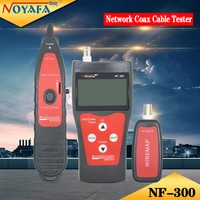 noyafa 300 lan tester rj45 rj11 bnc lcd cable tester cable tracker wire tracker tracer anti interference network tool kit
