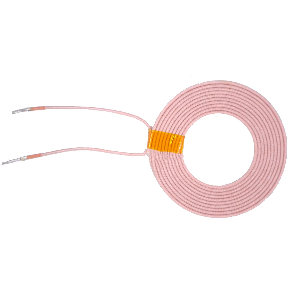 Taidacent 10 Pcs Inductance 14uH Diameter 39mm High Current Coil Wireless Power Supply Coil Inductance Air Core Coil