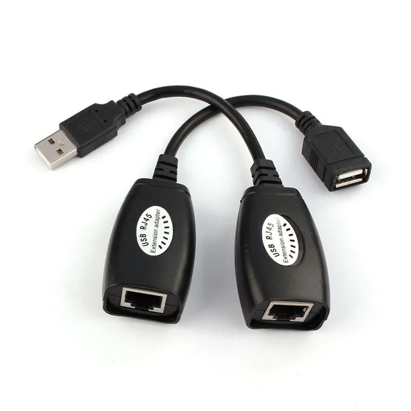 Фото Удлинитель USB длиной до 150 футов с использованием кабеля CAT5 RJ45 LAN Прямая поставка 29