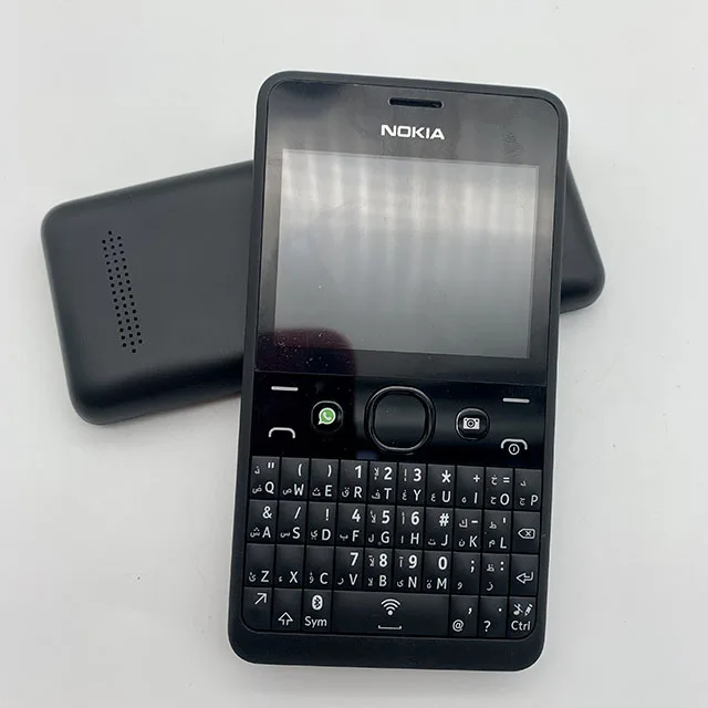 nokia asha 210 2013 refurbished original mobile phones unlocked gsm 2 4dual sim cards 2mp qwerty keyboard free global shipping