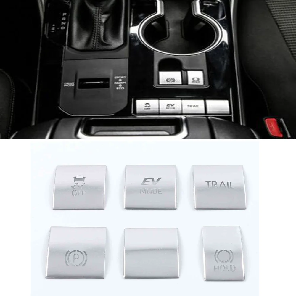 

Для Toyota Highlander 2021 2022 алюминиевый сплав электронный ручной тормоз светильник световая кнопка с блестками протектор Автомобильная Наклейка А...