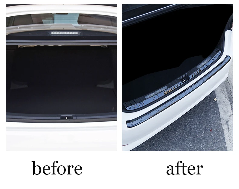 Lsrtw2017 для Toyota Corolla 2020 E210 протектор пороговой панели багажника автомобиля