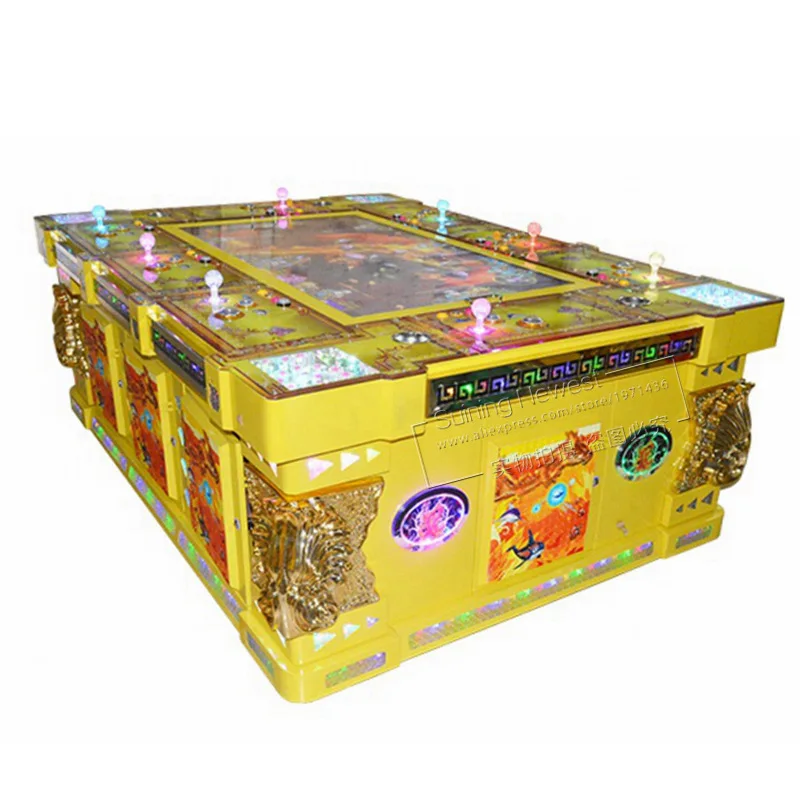 Игровой автомат для рыбалки 8 человек игровой игры в русалочку рыбок IGS Океанский