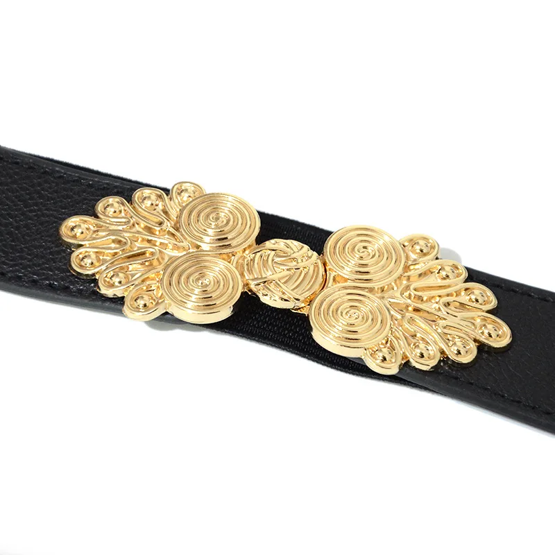 Роскошный бренд 2020 Новый женский модный простой эластичный ремень с цветочной