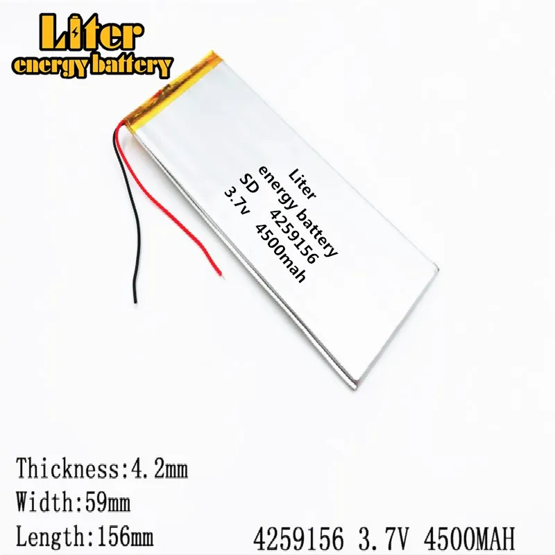 

4259156 4060155 New Battery 4500mAH Li-ion Tablet pc battery For tablet PC 3.7V Polymer lithiumion Battery With High Quali