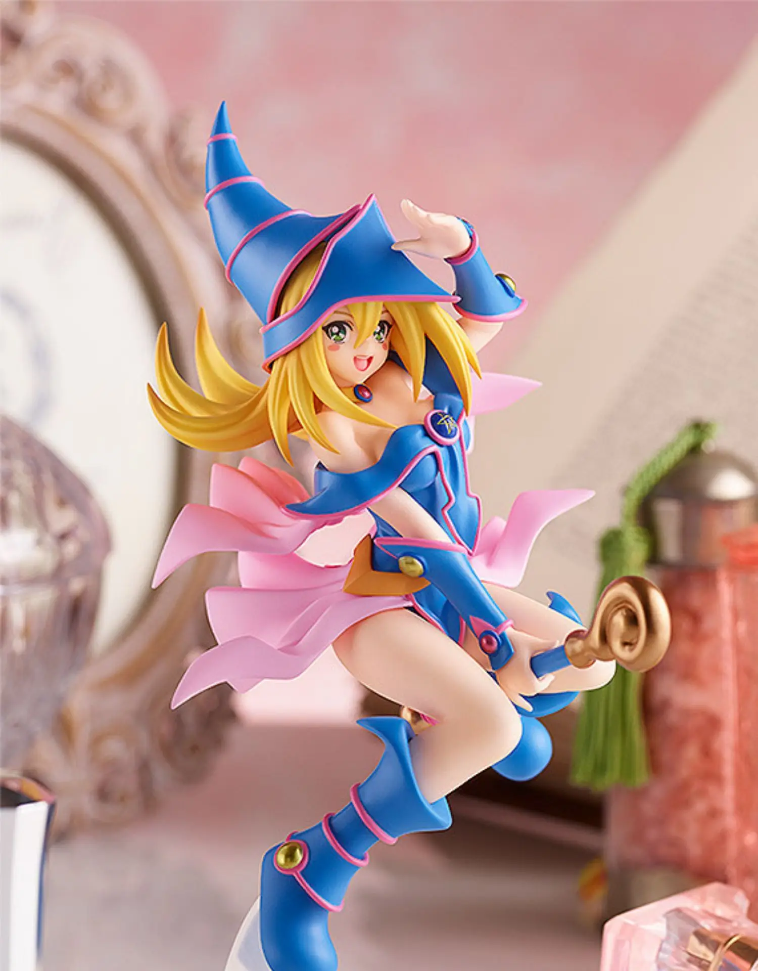 Коллекция 2021 года Оригинальная фигурка монстров Dark Black Magician Girl из ПВХ модель