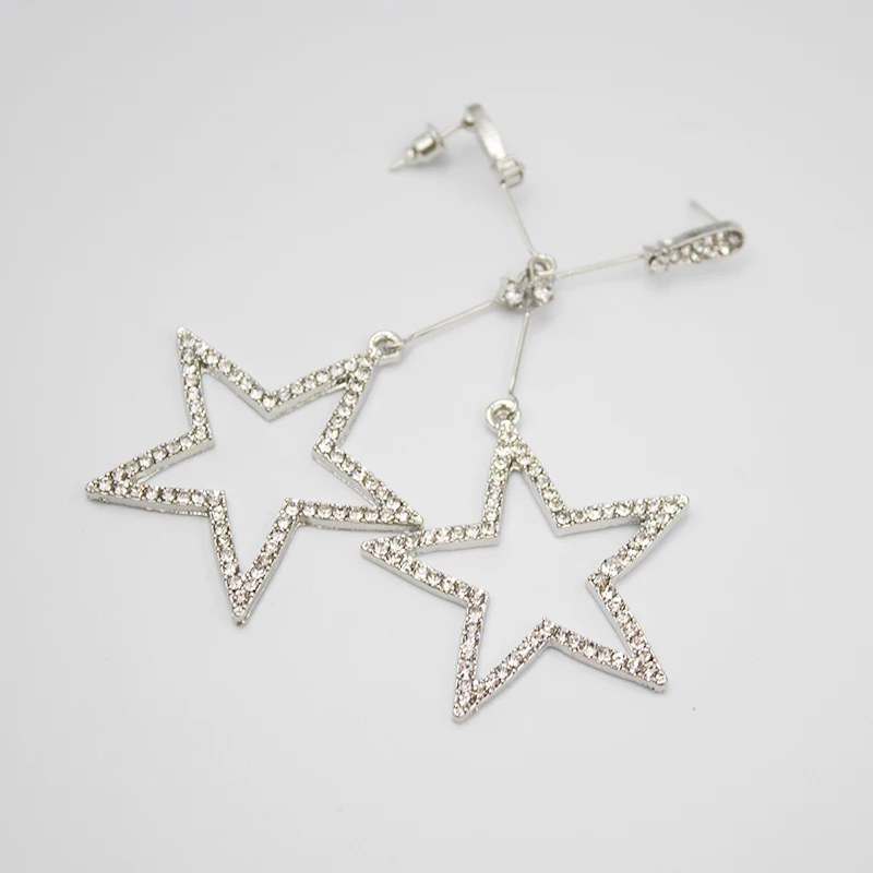 Серьги Горячая Новинка стильные модные серьги с блестящими звездами подходят