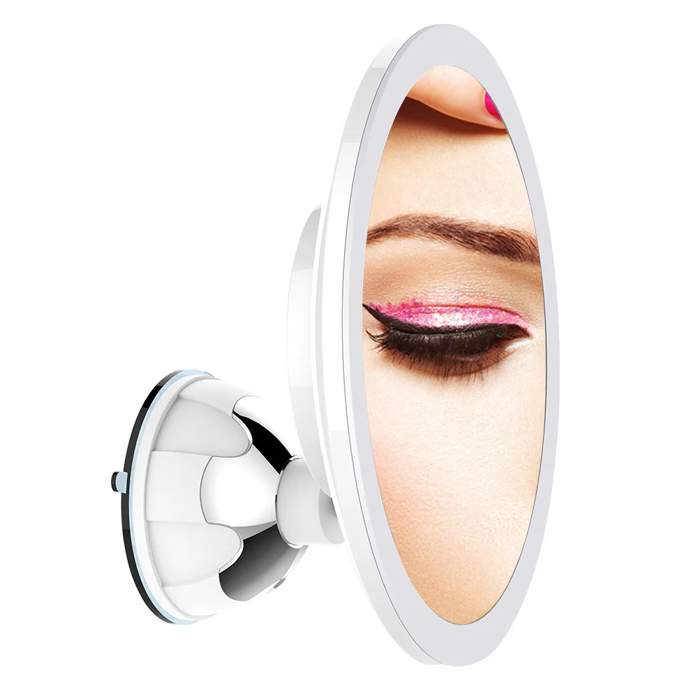 

AbbasHealth USB Power supply 10x Magnifi Led Light Makeup Mirror Touch Screen Foldable Makeup Mirror With Led Lights Lamps M6