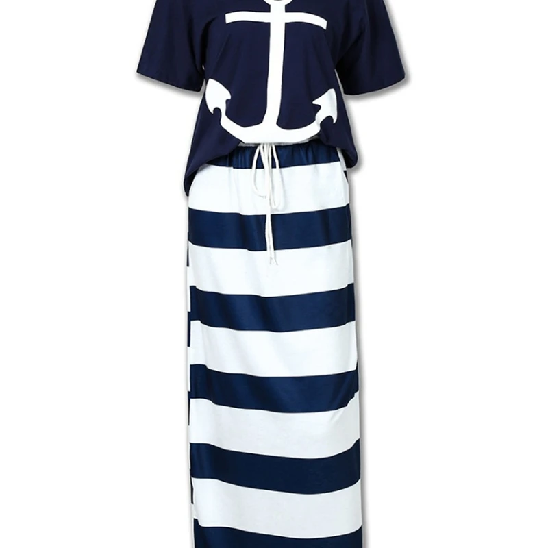 Женский костюм с юбкой перекрестными границами в европейском и американском