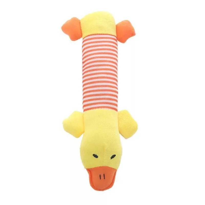 

Squeak Toys For Dog Toy Fleece Dog Chew Toy Durability Plush Puppy Pet Sound Toy For Dogs Supplies Elephant Duck Pig Plush Toys