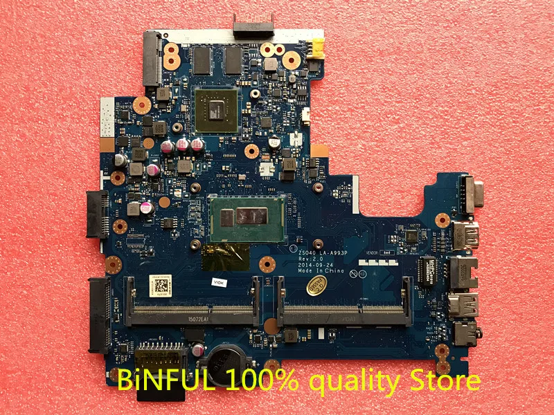 Для HP 14 S 240 G3 246 материнская плата I3 4005 773154 001 501 601 протестированная