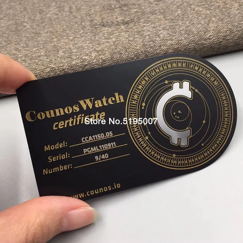 Tanie Wysokiej Jakości Stal Nierdzewna Galwaniczna Czarna Matowa Wytrawiona Metalowa Wizytówka