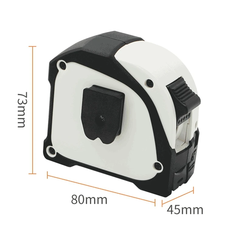 

40M Tape Measure Multi High-Precision Infrared Distance Measuring Tool with 5M Tape Infrared Construction Gauging Tool