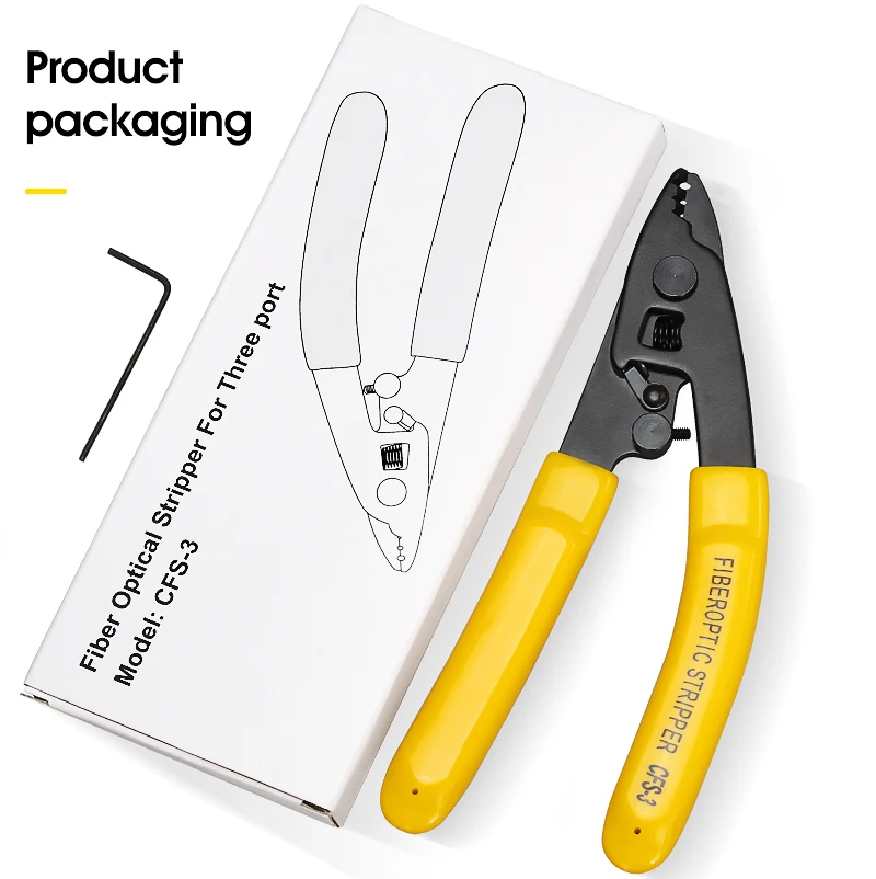 CFS-3 Three Mouth Pliers Stripping Pliers / Leather Cable Stripping Machine Wire Pliers / Scissors Three Sets