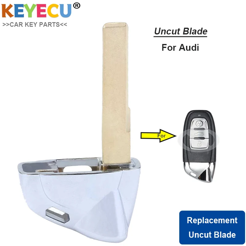 KEYECU Смарт дистанционные брелки для ключей неразрезанная вставка аварийного