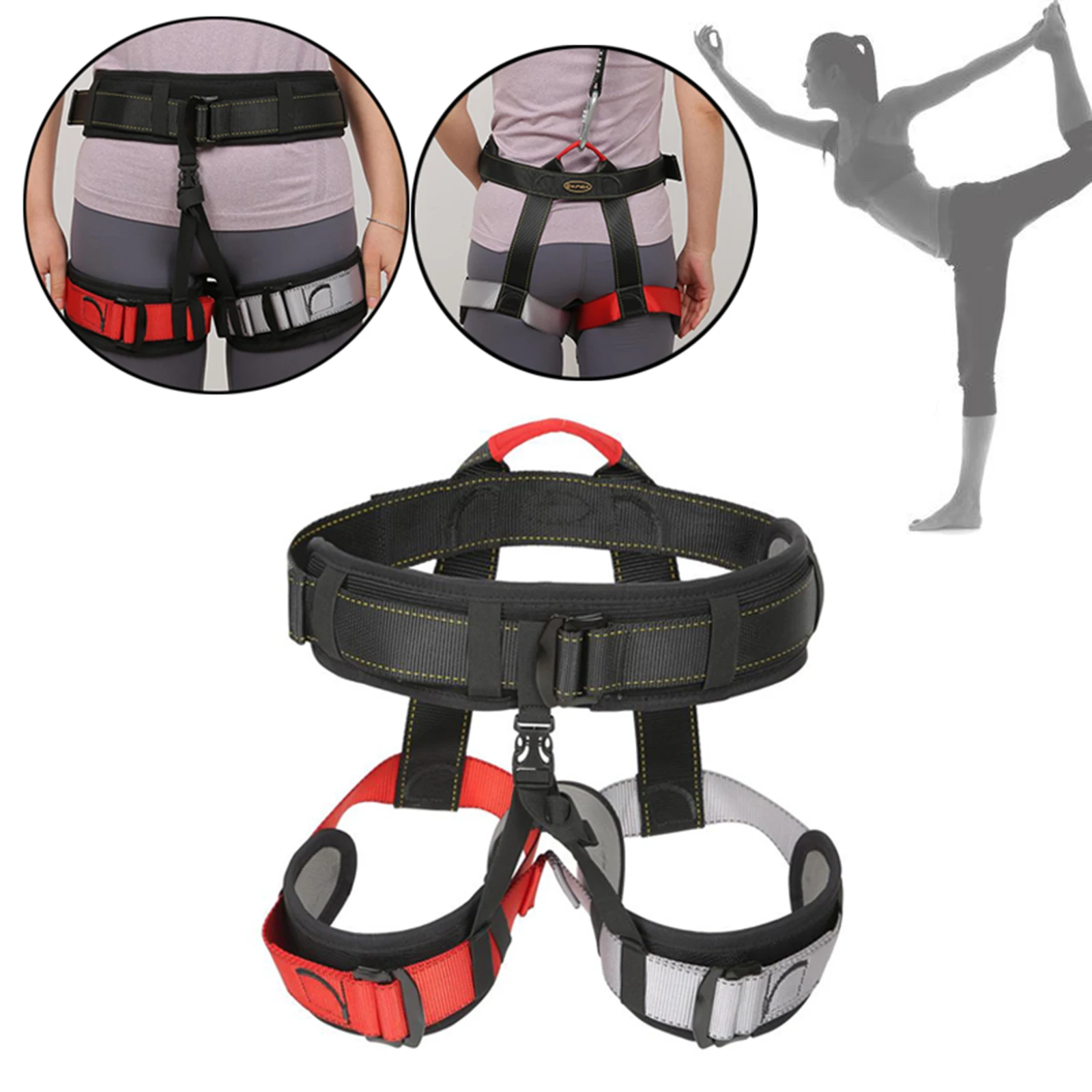 

Mountain Rock Climbing Safety Harness Half Body Protection Tool for Outdoor