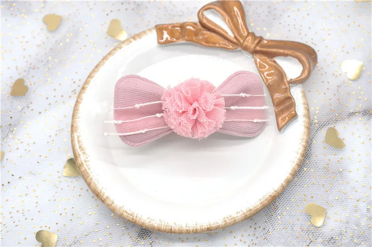 

Children's hairpin hair accessories cute bow ball ball side clip bangs clip baby yarn ball headdress autumn and winter colors