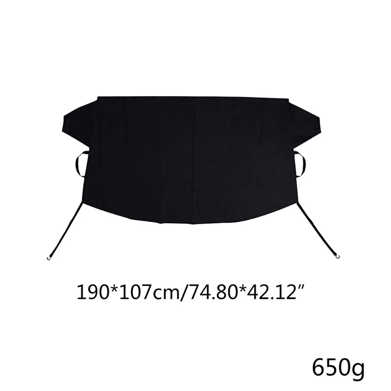 

Guard Windshield Sun Snow Shade Cover Black Cloth SWinter Auto for Front Window Wiper Visor Protector Ice Removal Supply