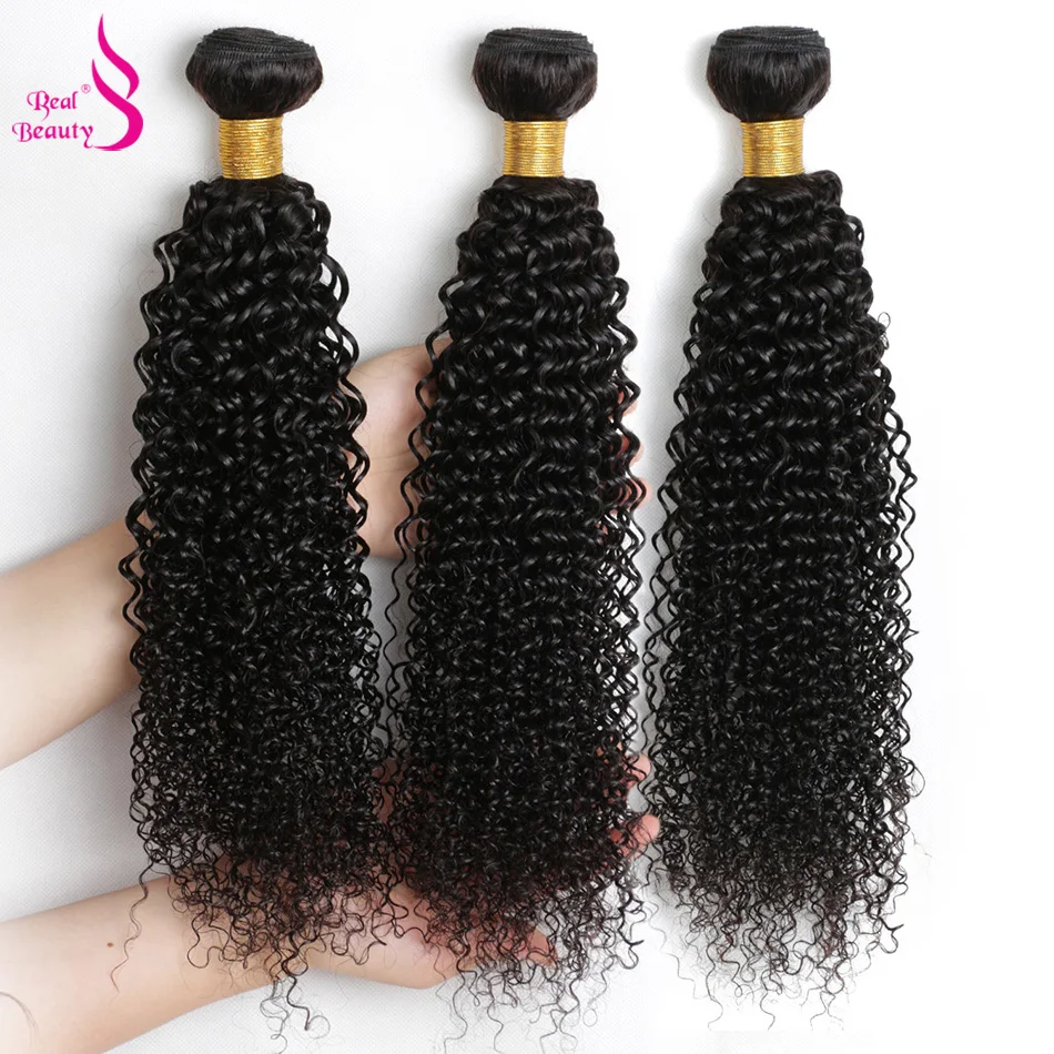 Необработанные индийские волосы кудрявые вьющиеся для наращивания 1/3/4 шт