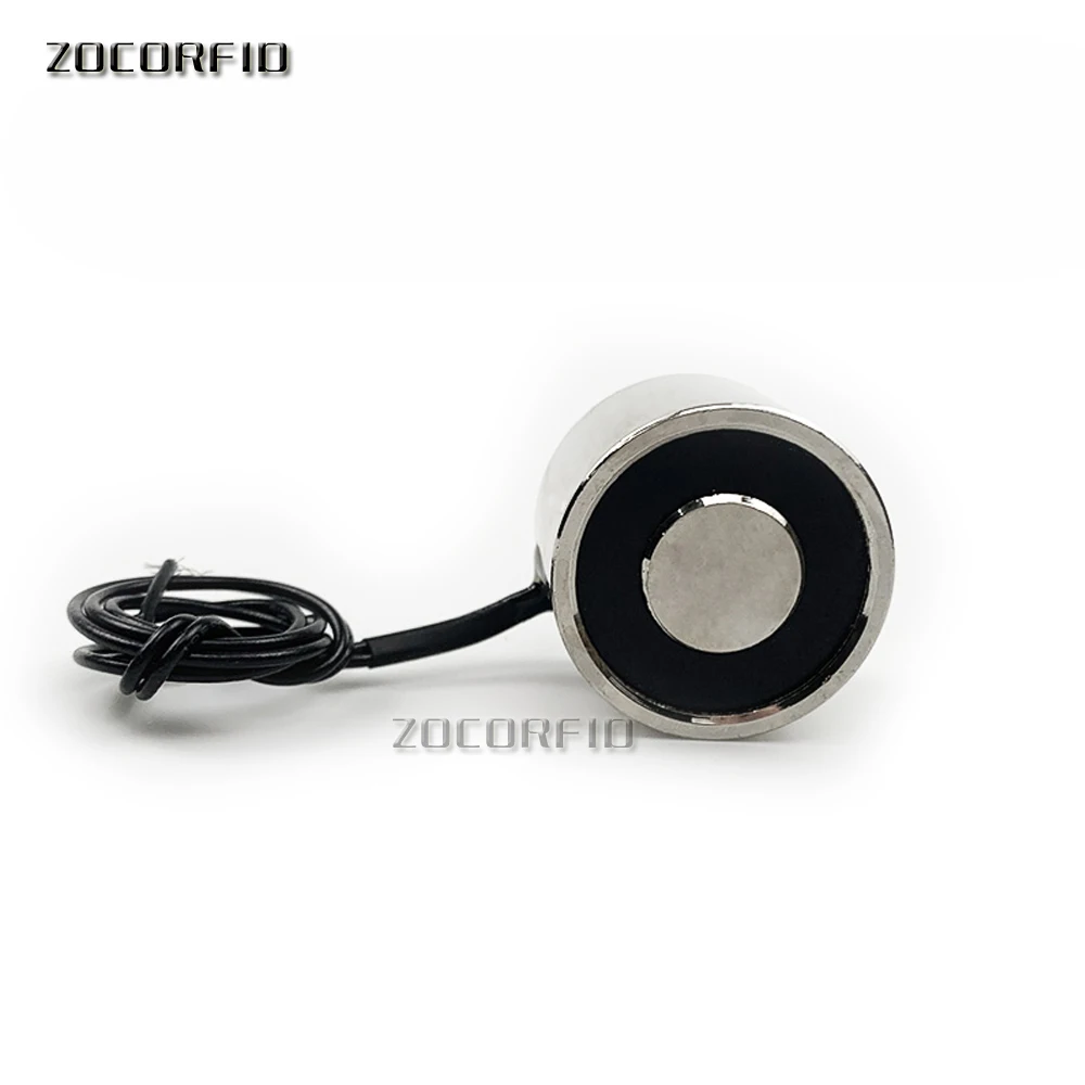 Круглый Электромагнит P34/18 электромагнит с присоской постоянного тока 12 В 20 кг